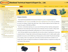 Tablet Screenshot of bl-machinery.com